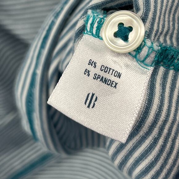 BEDFORD GOLF TENNIS CLUB Shirt Mens 2XL HOLDERNESS BOURNE Golf Polo Striped Gray - Picture 10 of 14